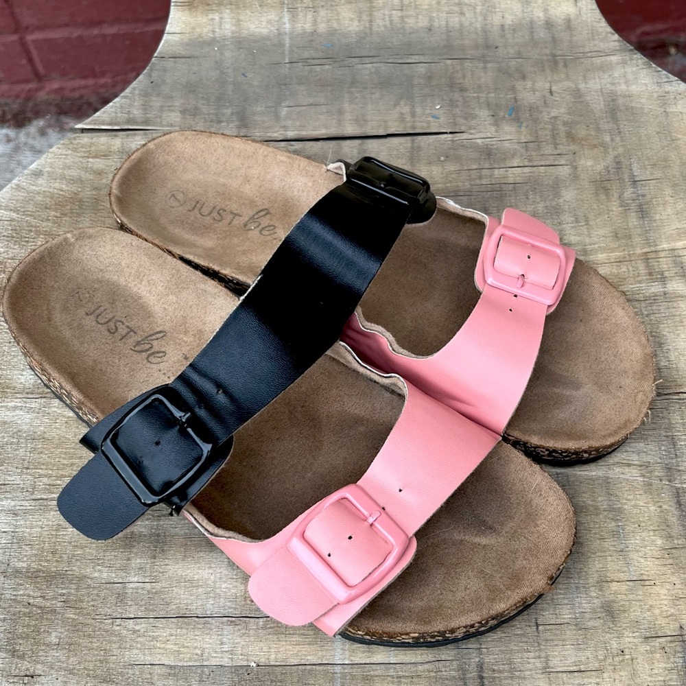 Just Be Buckle Sandals